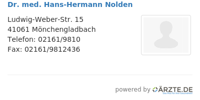 Dr med hans hermann nolden