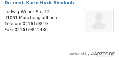 Dr med karin huck shadouh