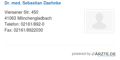 Dr med sebastian daehnke 438491