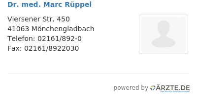 Dr med marc rueppel