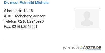 Dr med reinhild michels