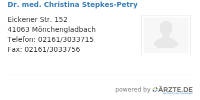 Dr med christina stepkes petry