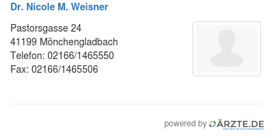 Dr nicole m weisner