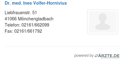 Dr med ines volfer hornivius