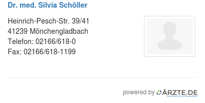 Dr med silvia schoeller