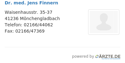 Dr med jens finnern