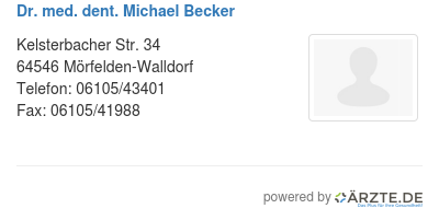 Dr med dent michael becker 253249