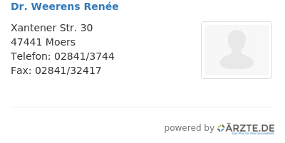 Dr weerens renee