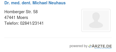 Dr med dent michael neuhaus 253281
