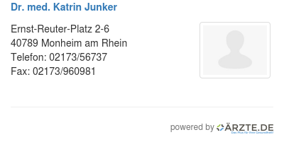 Dr med katrin junker 600787