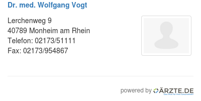 Dr med wolfgang vogt 254066