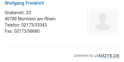 Wolfgang friedrich 450465