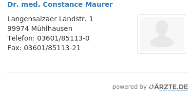 Dr med constance maurer 647458