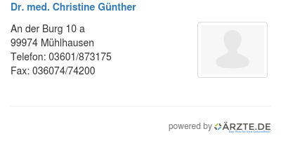 Dr med christine guenther 512904