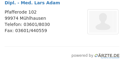 Dipl med lars adam