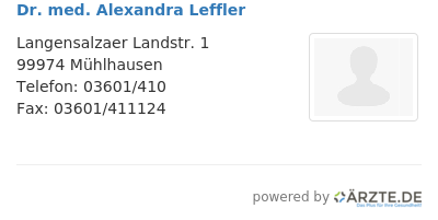 Dr med alexandra leffler