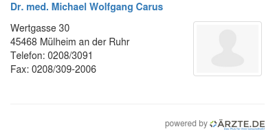 Dr med michael wolfgang carus 575236
