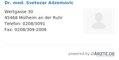 Dr med svetozar adzemovic