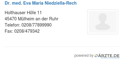 Dr med eva maria niedziella rech