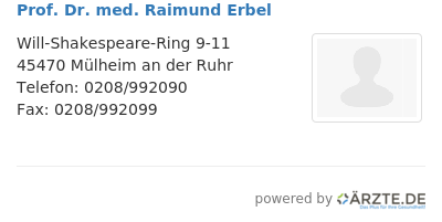 Prof dr med raimund erbel