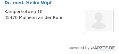 Dr med heiko wipf