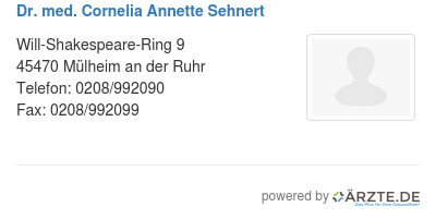 Dr med cornelia annette sehnert