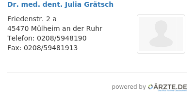 Dr med dent julia graetsch