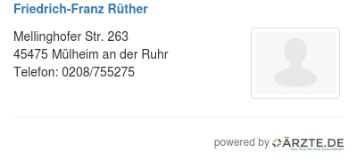 Friedrich franz ruether