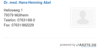 Dr med hans henning abel