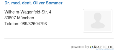 Dr med dent oliver sommer 321122