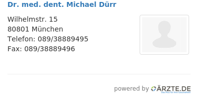 Dr med dent michael duerr