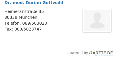 Dr med dorian gottwald