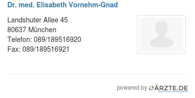 Dr med elisabeth vornehm gnad