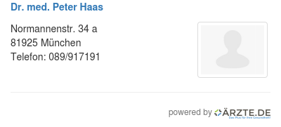Dr med peter haas 253998