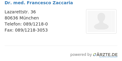 Dr med francesco zaccaria