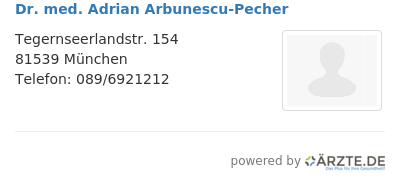 Dr med adrian arbunescu pecher