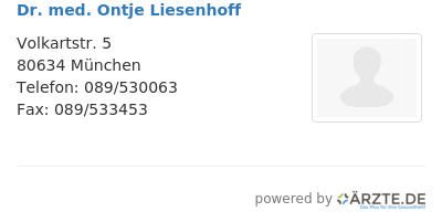 Dr med ontje liesenhoff