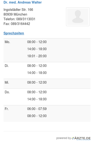 Dr med andreas walter 326735