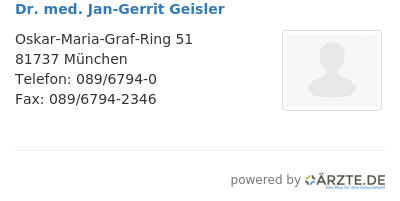 Dr med jan gerrit geisler