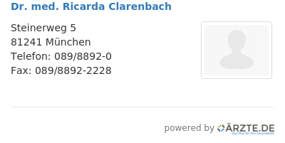 Dr med ricarda clarenbach