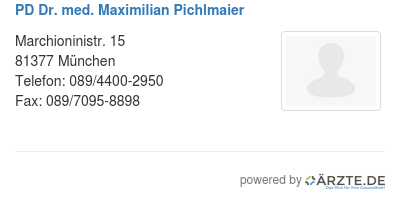 Pd dr med maximilian pichlmaier