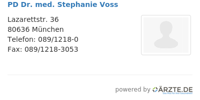 Pd dr med stephanie voss