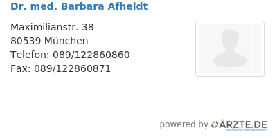 Dr med barbara afheldt