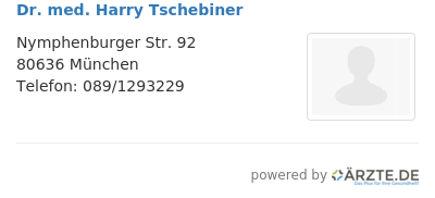 Dr med harry tschebiner