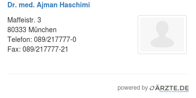 Dr med ajman haschimi