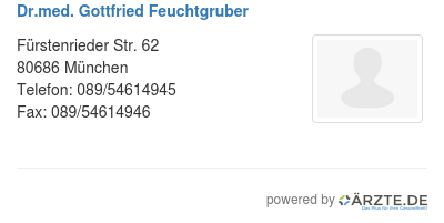 Dr med gottfried feuchtgruber