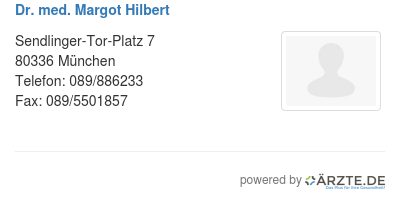 Dr med margot hilbert 434423