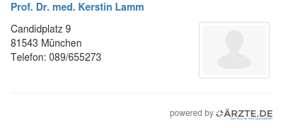 Prof dr med kerstin lamm