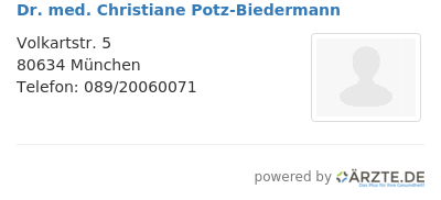 Dr med christiane potz biedermann 585691