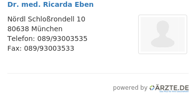Dr med ricarda eben
